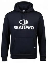Odzież Bluza sportowa unisex SkatePro Tech Bluza z kapturem - XL - Black / White. Czarna bluzy z kapturem SKATEPRO, na zimę, xl, bez wzorów, z materiału, z kapturem. Za 205.99 zł.