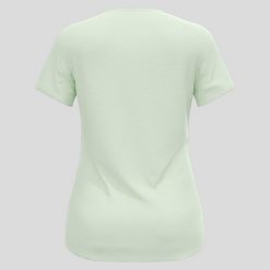Koszulka do biegania damska Odlo X-Alp PW 115 T-Shirt Crew Neck S/S. Zielone t-shirty ODLO, s, bez wzorów, sportowe, bez kołnierzyka, bez ramiączek. Za 266.99 zł.