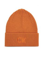 Calvin Klein Czapka Re-Lock Beanie W/Emb K60K608660 Brązowy. Brązowe czapki zimowe Calvin Klein, bez wzorów, z bawełny. Za 239.99 zł.
