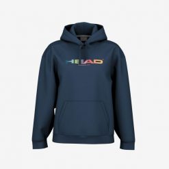 Bluza damska z kapturem Head Rally. Niebieskie bluzy Head, na zimę, bez wzorów, bez ramiączek, z kapturem. W wyprzedaży za 234.00 zł.