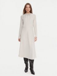 Armani Exchange Sukienka codzienna XW000735 AF16125 U1094 Biały Regular Fit. Białe sukienki Armani Exchange, na co dzień, bez wzorów, z syntetyku, bez kołnierzyka, bez ramiączek, proste. Za 839.99 zł.