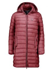 Canadian Peak Płaszcz pikowany "Akitaleak" w kolorze czerwonym rozmiar: M. Czerwone płaszcze Canadian Peak, m, bez wzorów, bez kaptura. Za 219.95 zł.