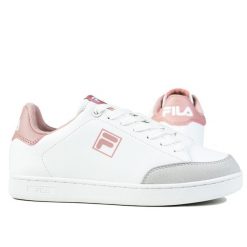 Buty damskie sportowe do chodzenia Fila COURTBAY WMN. Białe buty sportowe lifestyle Fila, bez wzorów, bez zapięcia, trekkingowe. W wyprzedaży za 159.00 zł.