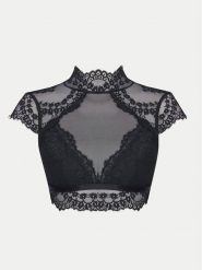 Hunkemöller Biustonosz top Daisy 205499 Czarny. Czarne biustonosze Hunkemöller, xl, bez wzorów, z syntetyku, bez kołnierzyka, bez ramiączek. Za 139.99 zł.