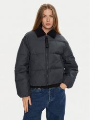 Calvin Klein Jeans Kurtka puchowa Aviator J20J224121 Czarny Relaxed Fit. Czarne kurtki Calvin Klein Jeans, s, bez wzorów, z jeansu, bez kaptura. Za 549.99 zł.