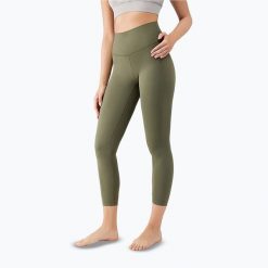 Legginsy do jogi damskie JOYINME 7/8 Unity Ease. Zielone legginsy Joy in me, bez wzorów, sportowe. Za 129.99 zł.