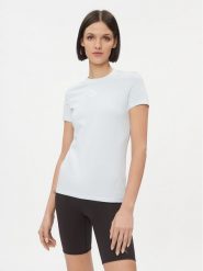 Puma T-Shirt Classics 535610 Błękitny Tight Fit. Niebieskie t-shirty Puma, xs, bez wzorów, z bawełny, bez kołnierzyka, bez ramiączek. Za 89.99 zł.