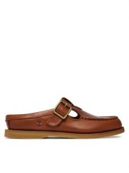 Timberland Klapki CLASSIC BOAT TB0A5MT9EM61 Brązowy. Brązowe klapki Timberland, bez wzorów, ze skóry, bez obcasa, bez zapięcia. Za 669.99 zł.