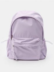 Plecak z kieszenią na laptopa - fioletowy. Fioletowe plecaki Sinsay, bez wzorów, bez dodatków. W wyprzedaży za 24.99 zł.