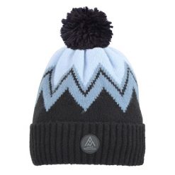 Czapka Peak Mountain Mission. Niebieskie czapki zimowe Peak Mountain, bez wzorów, sportowe. W wyprzedaży za 132.50 zł.