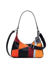Desigual Torebka 24WAXA31 Kolorowy. Torebki klasyczne Desigual, bez wzorów, ze skóry, bez dodatków. Za 179.99 zł.