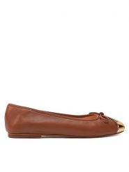 Liu Jo Baleriny Dafne 01 SF4089 PX460 Brązowy. Brązowe baleriny Liu Jo, bez wzorów, ze skóry, bez obcasa, bez zapięcia. Za 337.90 zł.