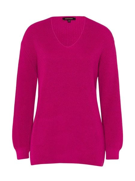 More & More Sweter w kolorze różowym rozmiar: 42. Różowe swetry More & More, bez wzorów, prążkowane, bez ramiączek. Za 69.91 zł.