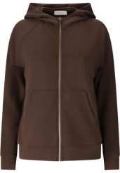 Damska bluza z zamkiem błyskawicznym Athlecia Jacey. Brązowe bluzy bez kaptura Athlecia, l, bez wzorów, z materiału, bez kaptura, na fitness i siłownię. Za 257.50 zł.