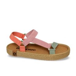 Sandały damskie plażowe MIAMI. Sandały Aulp, bez wzorów, z jeansu, boho, z otwartym noskiem, bez obcasa, na płaskiej podeszwie, bez zapięcia. Za 259.99 zł.