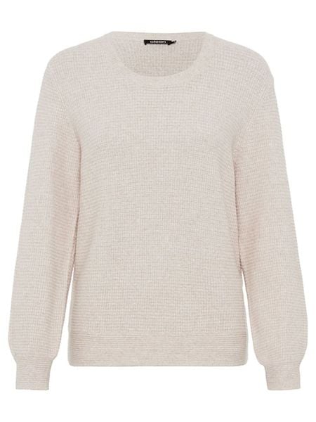 Olsen Sweter w kolorze beżowym rozmiar: 36. Brązowe swetry Olsen, bez wzorów, bez ramiączek. Za 91.77 zł.