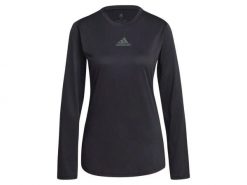 Bluza damska ADIDAS W UFORU LS T XXS. Czarne bluzy bez kaptura adidas, xs, bez wzorów, bez kaptura, do biegania. Za 149.00 zł.