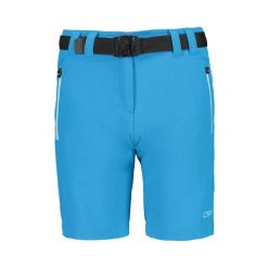 Krótkie spodenki dla dzieci do wędrówek CMP. Czarne szorty CMP, bez wzorów, sportowe. W wyprzedaży za 127.70 zł.