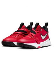 Nike Buty sportowe "Team Hustle D 11" w kolorze czarno-czerwonym rozmiar: 38,5. Czarne buty treningowe Nike, bez wzorów, z materiału, bez zapięcia. Za 211.81 zł.