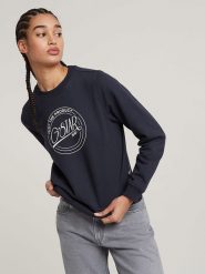 G-Star Bluza w kolorze granatowym rozmiar: M. Niebieskie bluzy G-Star, m, bez wzorów, z materiału, bez kaptura. Za 136.78 zł.