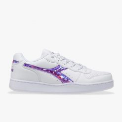 Buty sportowe damskie DIADORA PLAYGROUND WN. Białe buty treningowe Diadora, bez wzorów, bez zapięcia. Za 79.99 zł.