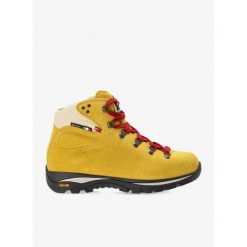 Buty turystyczne damskie Zamberlan Kjon GTX. Fioletowe buty trekkingowe Zamberlan, bez zapięcia. Za 676.99 zł.