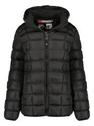 Geographical Norway Kurtka pikowana "Babette" w kolorze czarnym rozmiar: M. Czarne kurtki Geographical Norway, m, bez wzorów, bez kaptura. Za 224.62 zł.