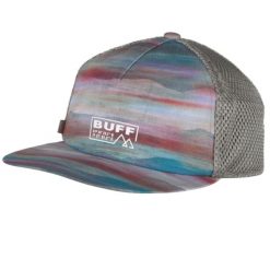 Damska czapka z daszkiem Buff Pack Trucker Cap. Żółte czapki z daszkiem Buff, bez wzorów, z bawełny, sportowe. Za 112.99 zł.