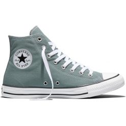Buty sportowe Converse Chuck Taylor All Star. Szare buty treningowe Converse, bez wzorów, bez zapięcia. Za 490.00 zł.