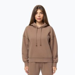 Bluza damska Pitbull Lovia Hooded. Brązowe bluzy PITBULL, s, bez wzorów, z bawełny. Za 189.99 zł.