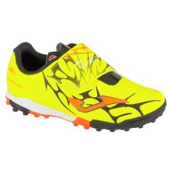 Buty Joma Super Copa 2509 Tf SCJS2509TFV żółte. Żółte buty treningowe bez wzorów, ze skóry, bez zapięcia, do piłki nożnej. Za 302.03 zł.