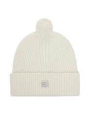 Calvin Klein Czapka Emblem Brushed LV04D8067G Écru. Czapki zimowe Calvin Klein, bez wzorów, z materiału. Za 259.99 zł.