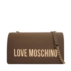Torebka LOVE MOSCHINO. Brązowe torebki klasyczne Love Moschino, bez wzorów, klasyczne, bez dodatków. Za 939.99 zł.