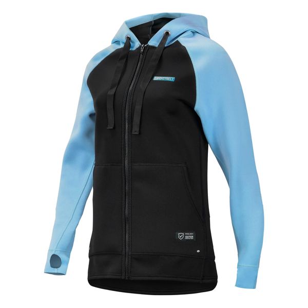 Bluza neoprenowa do sportów wodnych damska Prolimit SUP Hoody Zipper. Niebieskie bluzy PROLIMIT, l, bez wzorów, z neoprenu, sportowe, bez ramiączek, bez kaptura. Za 890.00 zł.