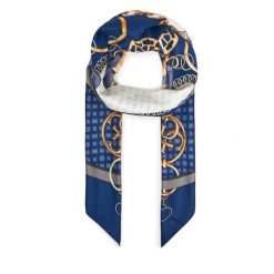 Chusta Guess. Niebieskie chusty Guess, z aplikacjami. Za 219.99 zł.
