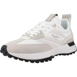 Buty PEPE JEANS LUCKY PRINT Beżowy. Brązowe buty trekkingowe Pepe Jeans, z jeansu, bez zapięcia. Za 485.65 zł.