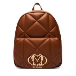 Plecak LOVE MOSCHINO. Brązowe plecaki Love Moschino, bez wzorów, bez dodatków. Za 1,049.00 zł.
