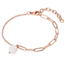 Valero Pearls Stal nierdzewna Perła hodowlana słodkowodna Bransoletki 1 ct Damski. Białe bransoletki Valero Pearls, z perłą, ze stali. Za 299.99 zł.