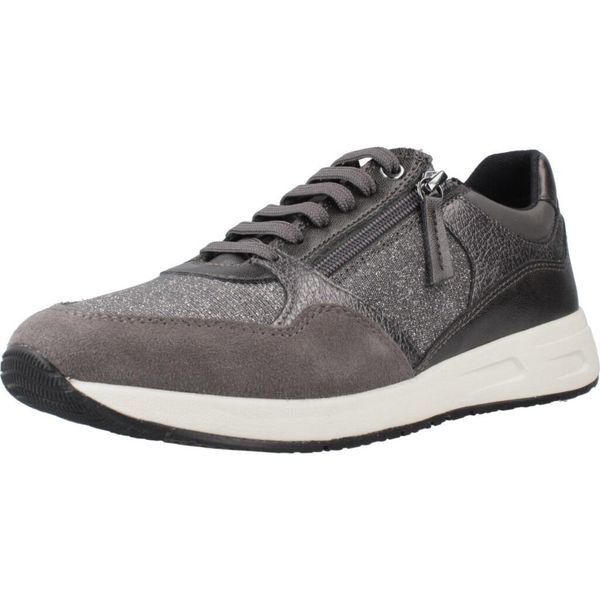 Buty GEOX D BULMYA Szary. Szare buty trekkingowe Geox, z tkaniny, bez zapięcia. Za 307.99 zł.
