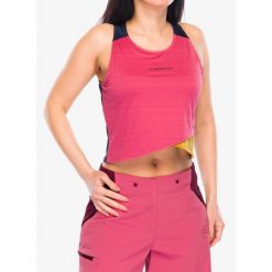 Top damski La Sportiva Sunfire Tank. Czerwone topy La Sportiva, bez wzorów, bez kołnierzyka, bez ramiączek. Za 159.99 zł.