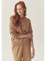 TATUUM Sweter "Floksi" w kolorze beżowym rozmiar: S. Brązowe swetry Tatuum, s, bez wzorów, bez ramiączek. Za 179.95 zł.