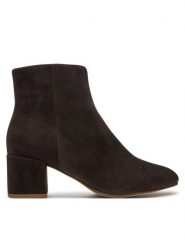 HÖGL Botki Daydream 8-134102 Brązowy. Brązowe botki Högl, bez wzorów, ze skóry, bez obcasa, na słupku, bez zapięcia. Za 479.99 zł.