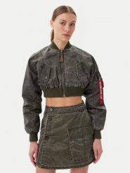 Alpha Industries Kurtka bomber MA-1 Vintage 156002 Zielony Regular Fit. Zielone kurtki Alpha Industries, m, bez wzorów, z syntetyku, vintage, bez kaptura. Za 469.99 zł.