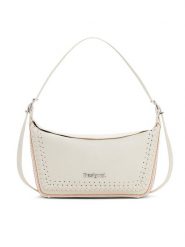 Desigual Torebka 25SAXP52 Écru. Torebki klasyczne Desigual, bez wzorów, ze skóry, bez dodatków. Za 179.99 zł.
