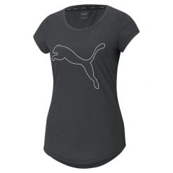 Koszulka Sportowa Damska Puma Performance Heather Cat. Szare t-shirty sportowe Puma, xs, bez wzorów, bez ramiączek. Za 70.99 zł.