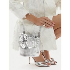 Torebka GINO ROSSI. Szare torebki klasyczne Gino Rossi, bez wzorów, bez dodatków. Za 299.99 zł.