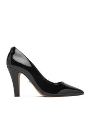 Nine West Czółenka CEO-CD25-320-1 Czarny. Czarne czółenka Nine West, bez wzorów, ze skóry, bez obcasa, bez zapięcia. Za 249.99 zł.