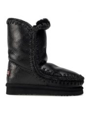 Mou Śniegowce Eskimo Boot 24 FW101000B Czarny. Czarne śniegowce Mou, bez wzorów, ze skóry, bez zapięcia. Za 1,169.00 zł.