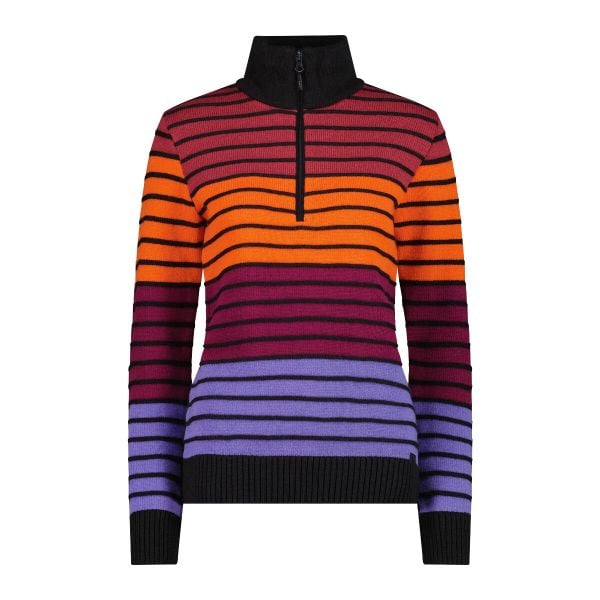 Sweter damski CMP. Brązowe swetry CMP, l, bez wzorów, z poliamidu, bez ramiączek. Za 283.00 zł.