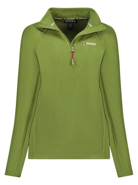 ANAPURNA Bluza polarowa "Tonneau" w kolorze zielonym rozmiar: XL. Zielone bluzy bez kaptura ANAPURNA, xl, bez wzorów, z polaru. Za 87.81 zł.